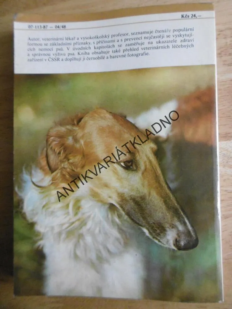 NEMOCI PSŮ, EDICE CHOV PSŮ, CHOVATELSTVÍ, CHOVATEL,ZDENĚK SOVA