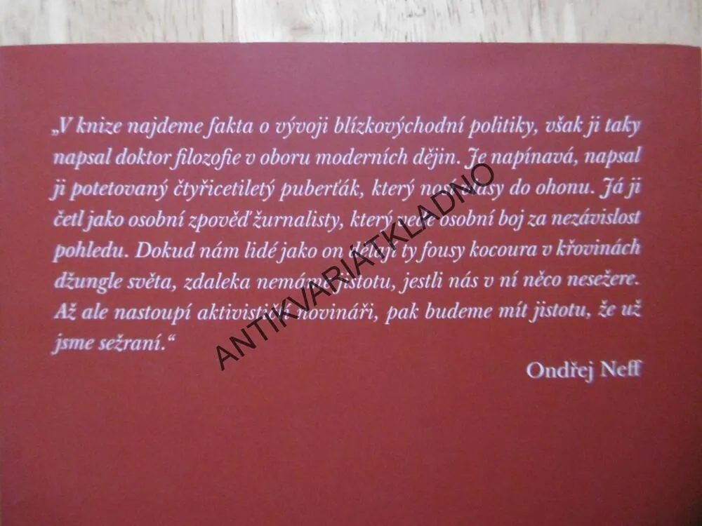 ZA OPONOU VÁLKY, JAKUB SZÁNTÓ