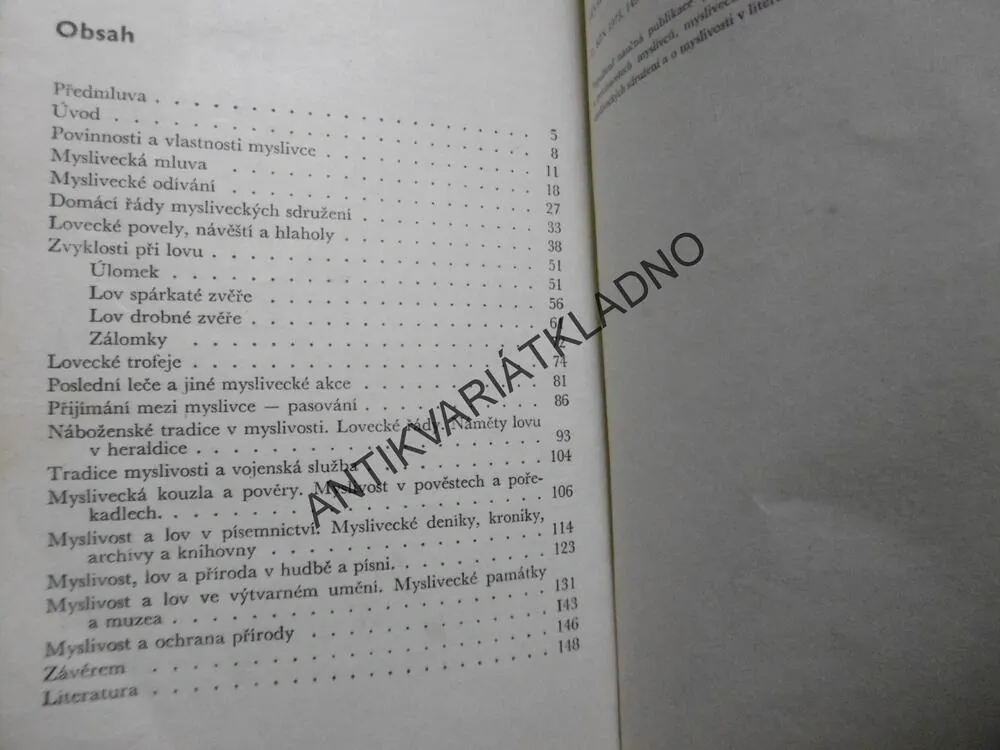MYSLIVECKÉ ZVYKY A TRADICE, VACH, KOVAŘÍK, 1973