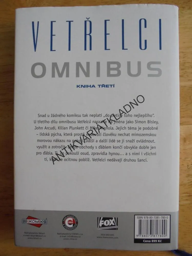VETŘELCI, OMNIBUS, KNIHA TŘETÍ, KOMIKS