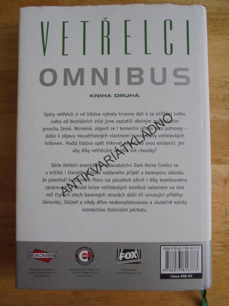 VETŘELCI, OMNIBUS, KNIHA DRUHÁ,. KOMIKS