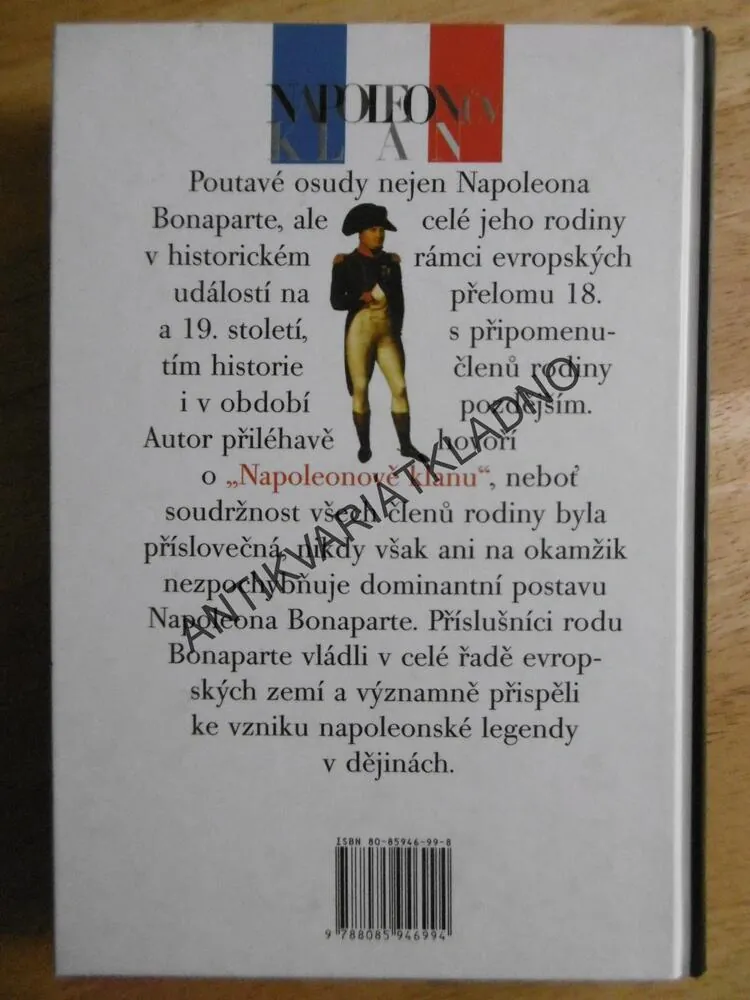 NAPOLEONŮV KLAN, CLEMENSE AMELUNXEN, NAPOLEON BONAPARTE, **an