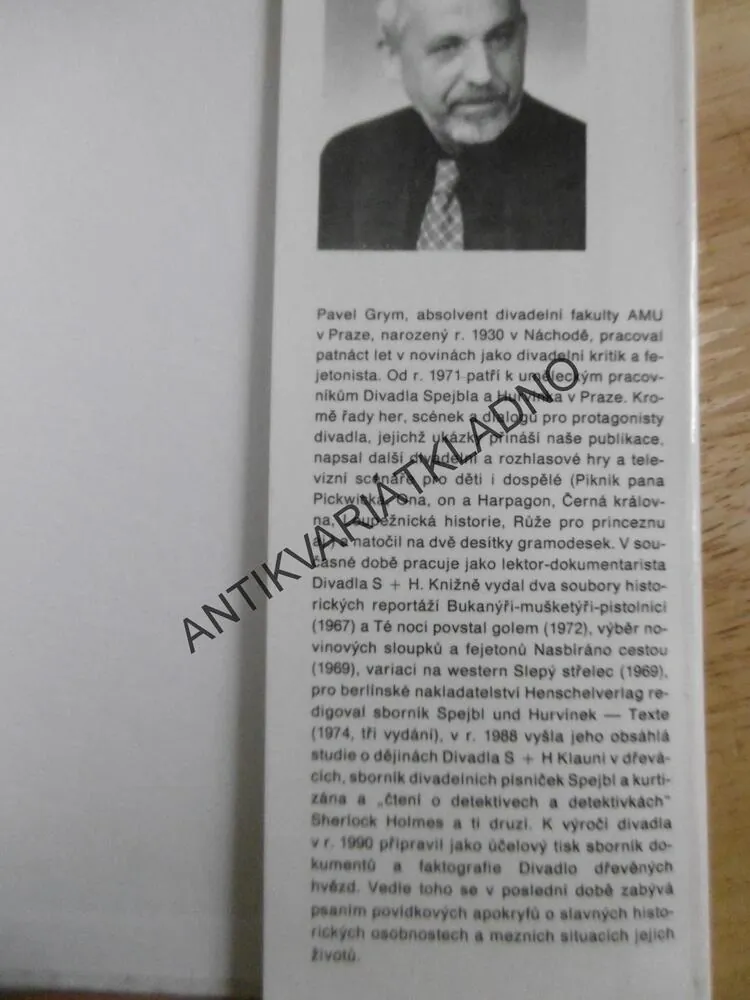 HOVORY U SPEJBLŮ, PAVEL GRYM, JIŘÍ TRNKA, 1990