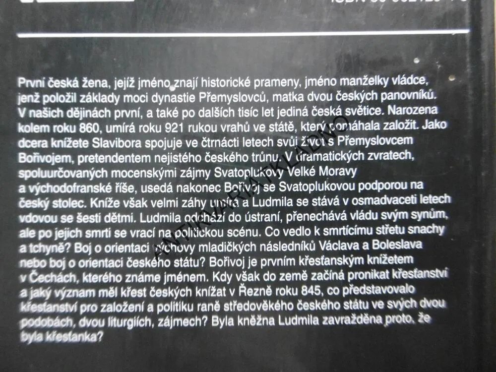 KNĚŽNA LUDMILA, SV. LUDMILA, VLÁDKYNĚ A SVĚTICE, NAĎA PROFANTOVÁ, **an