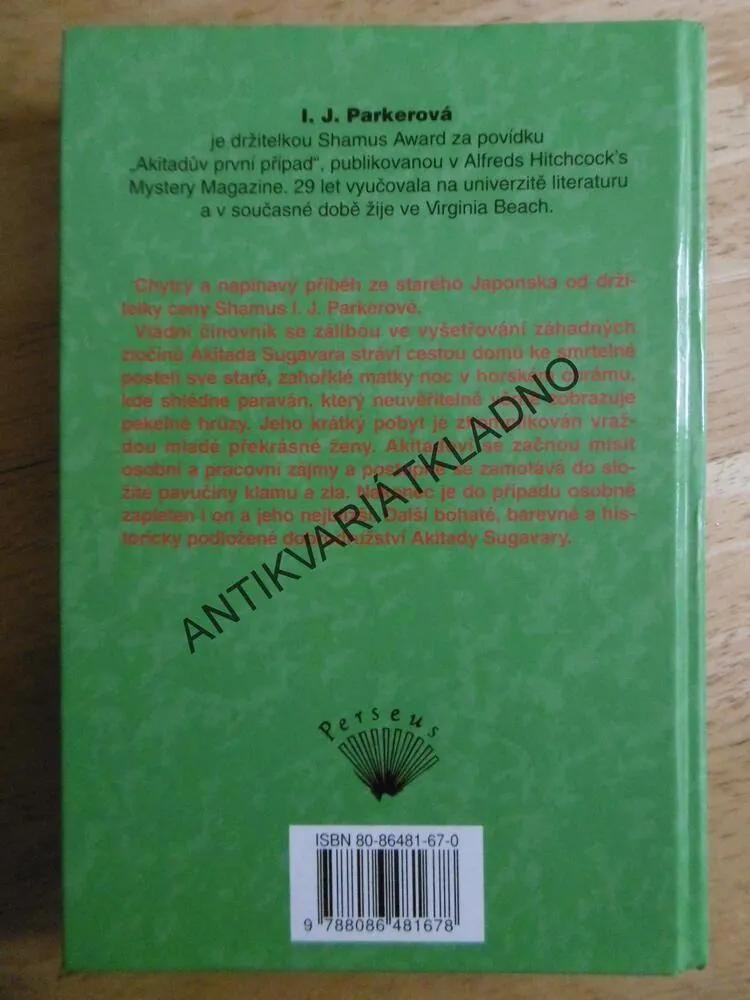 PEKELNÝ PARAVÁN, TAJUPLNÉ PŘÍBĚHY ZE STAROBYLÉHO JAPONSKA, I.J. PARKEROVÁ, **an