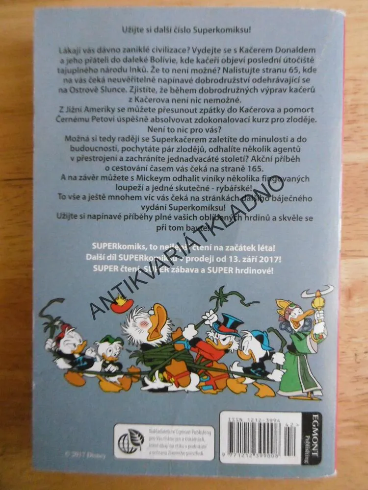 SUPER KOMIKS DISNEY, KAČER DONALD, 256 STRAN, 2/2017
