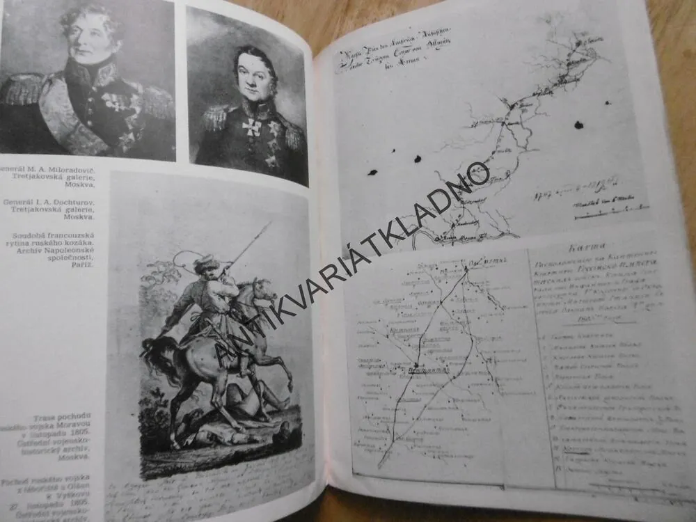 KUTUZOV A NAPOLEON NA MORAVĚ, ČESTMÍR AMORT, 1971, **an