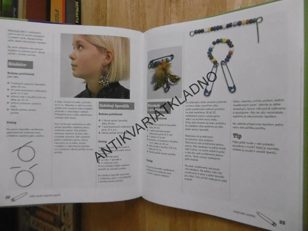 KOUZLÍME SE SPÍNACÍM ŠPENDLÍKEM, ANTJE LASTOVÁ, HOBBY, MÓDA, ŠPERK, **an