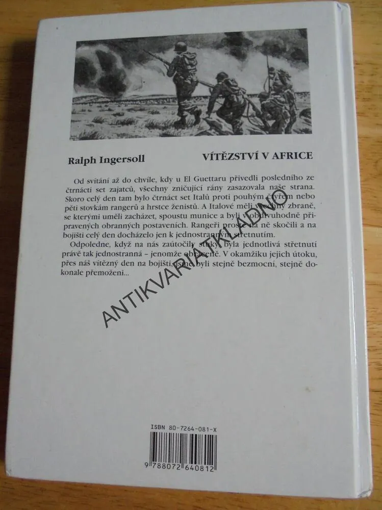 VÍTĚZSTVÍ V AFRICE, RALPH INGERSOLL, VÁLKA, **an
