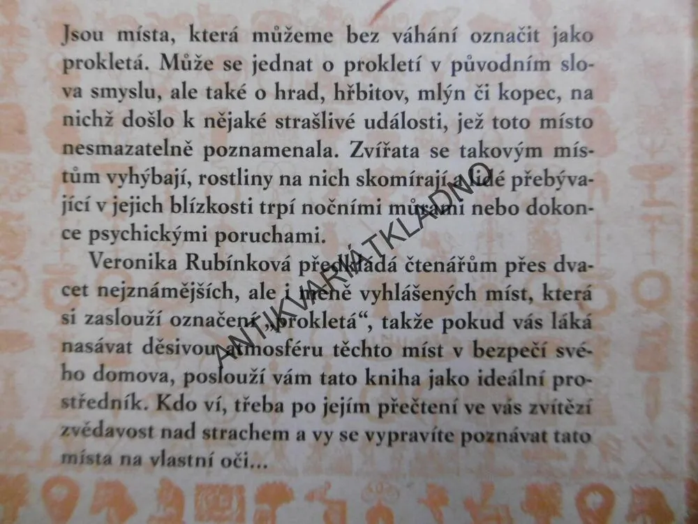 PROKLETÁ MÍSTA ČECH A MORAVY, VERONIKA RUBÍNKOVÁ, **an