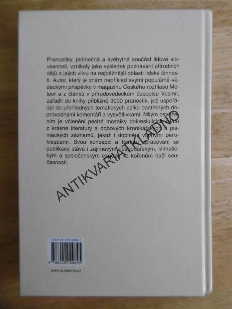 VELKÝ PRANOSTIKON, ZDENĚK VAŠKŮ, **an