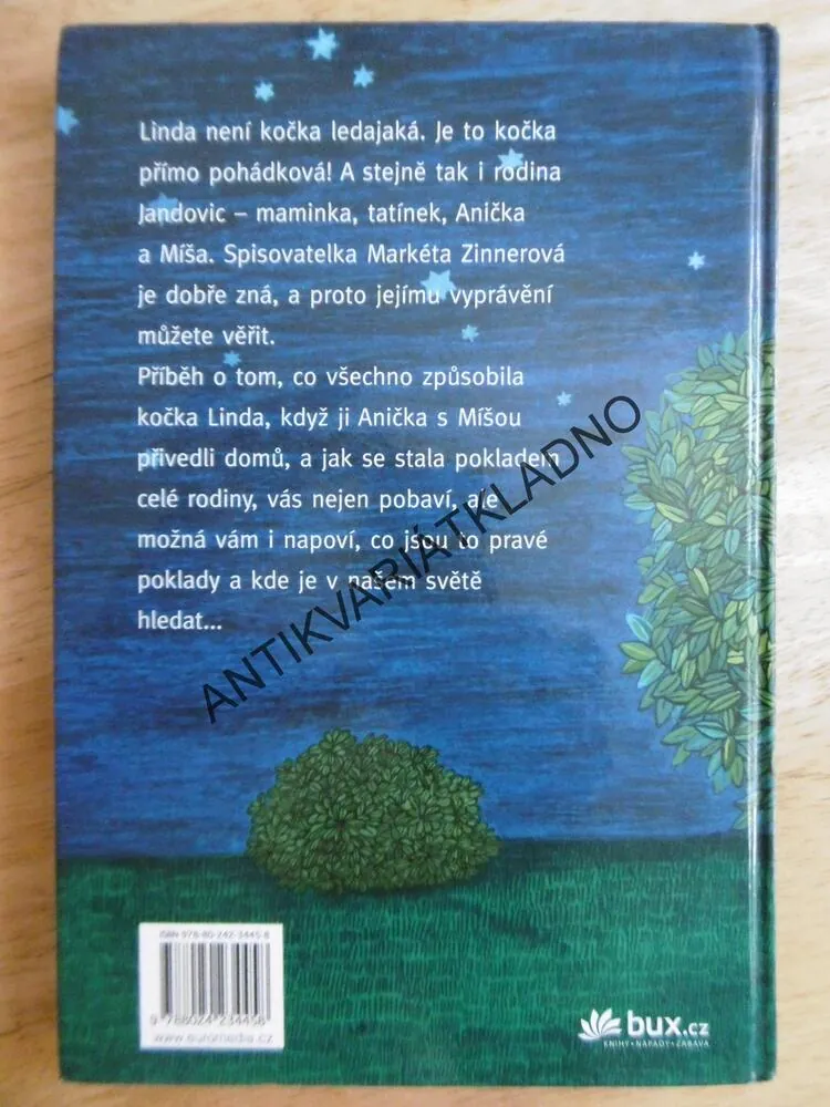 KOČKA LINDA, POKLAD RODINY, MARKÉTA ZINNEROVÁ, PETRA JELENOVÁ, **an
