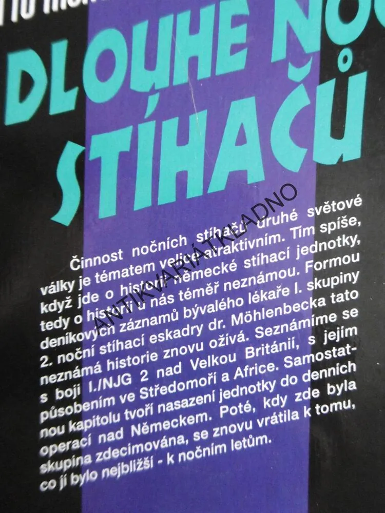 DLOUHÉ NOCI STÍHAČŮ, OTTO MÖHLBECK, **an