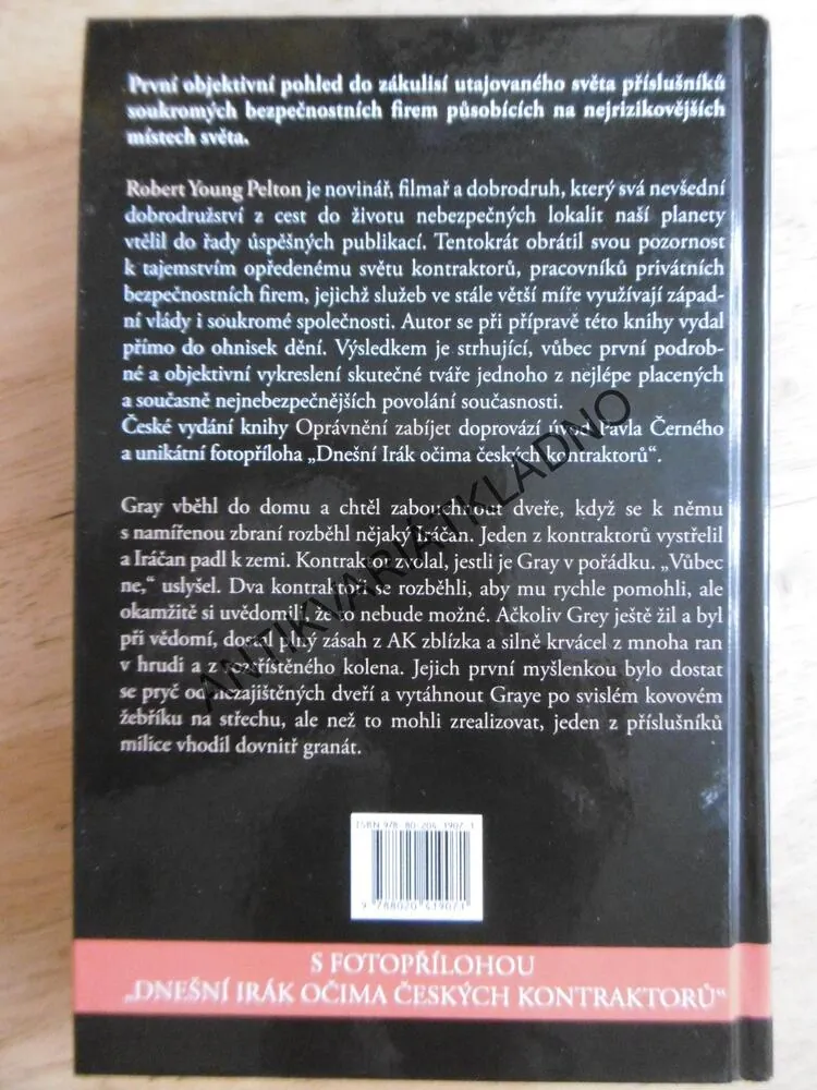 OPRÁVNĚNÍ ZABÍJET, ROBERT YOUNG PELTON, **an