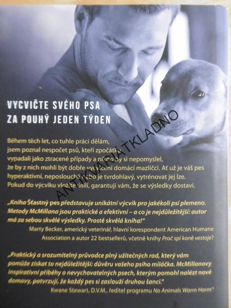 ŠŤASTNÝ PES, BRANDON MCMILLAN,VÝCHOVA, PES, **an
