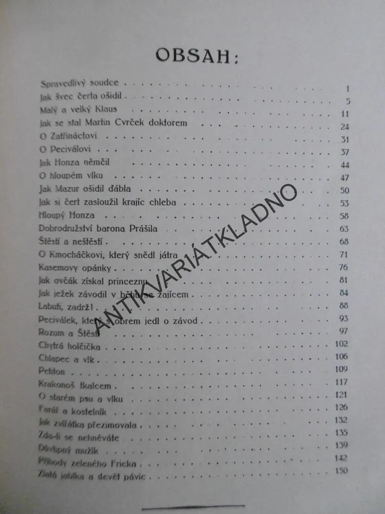 VESELÉ POHÁDKY, NAŠE I CIZOKRAJNÉ, V. ČERNÝ, J.KOČÍ, **an