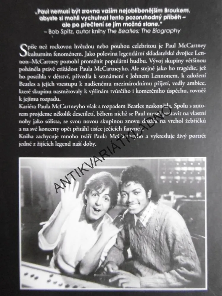 PAUL MCCARTNEY, JEDEN ŽIVOT, PETER AMES CARLIN,THE BEATLES, **an