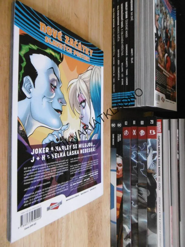 HARLEY QUINN, JOKER MILUJE HARLEY, KOMIKS DC COMICS, **an