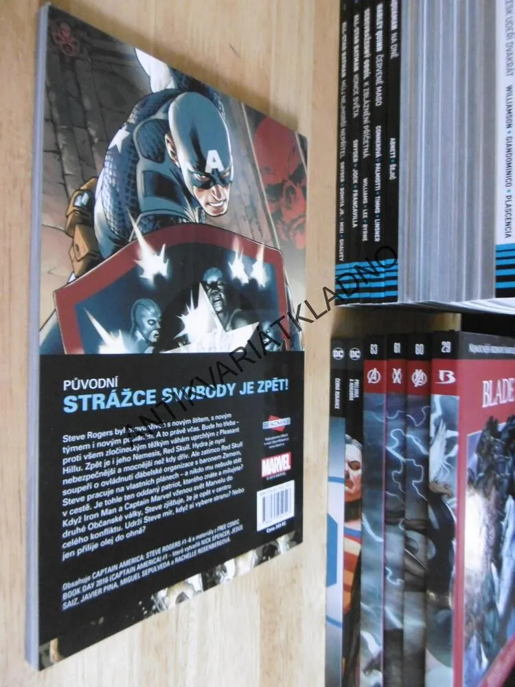CAPTAIN AMERICA, KAPITÁN AMERIKA,HAIL HYDRA, KOMIKS MARVEL, **an