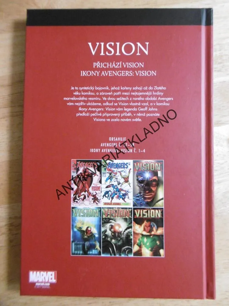 VISION, KOMIKS MARVEL 16., **an