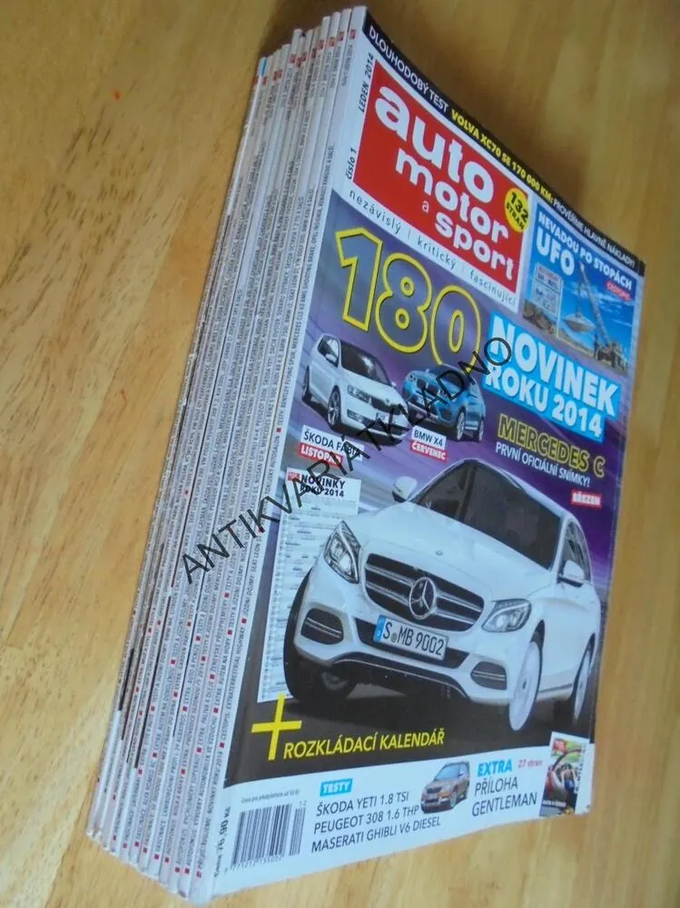 AUTO MOTO SPORT, 1-12/2014, ČASOPIS, DOPRAVA