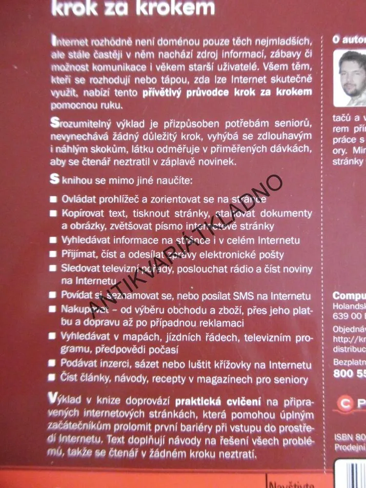 INTERNET PRO SENIORY, PRŮVODCE KROK ZA KROKEM, MIROSLAV ŠANC, **an