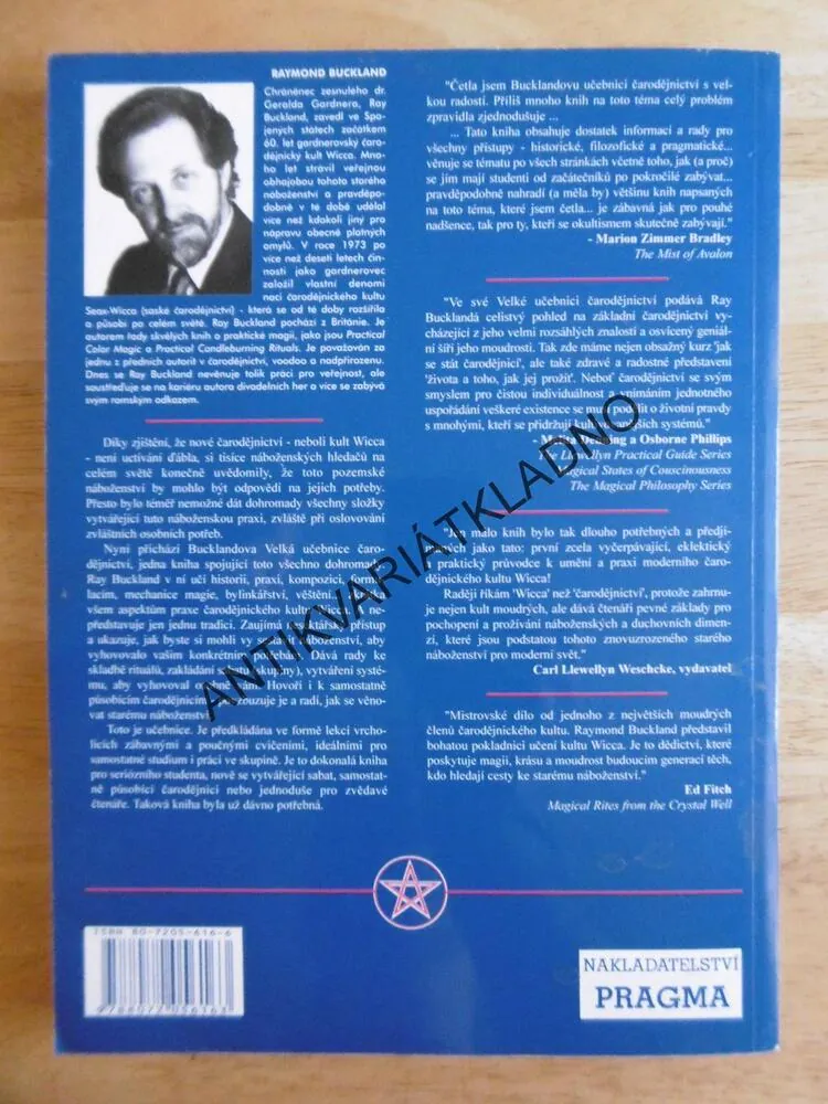 VELKÁ UČEBNICE, ČARODĚJNICTVÍ A MAGIE, RAYMOND BUCKLAND