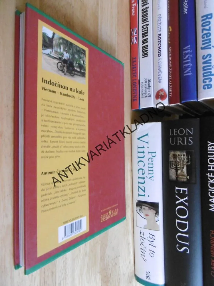 INDOČÍNOU NA KOLE, ANTONÍN ČERVENÝ - autogram, **AN