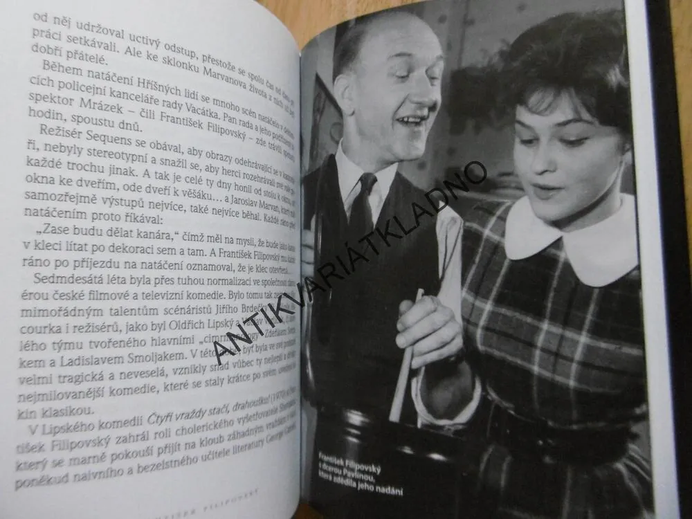 FRANTIŠEK FILIPOVSKÝ, VELKÝ HEREC MALÝCH ROLÍ, JANA DIVIŠOVÁ, **an