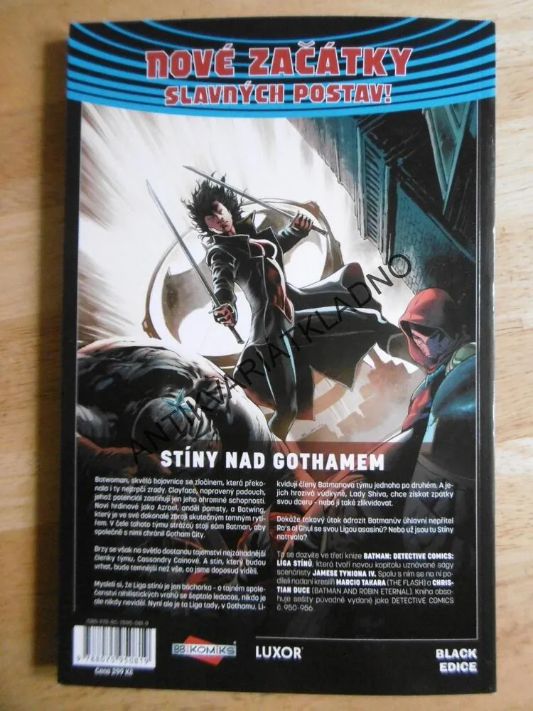 BATMAN, DETECTIVE COMICS, LIGA STÍNŮ, KOMIKS DC COMICS 3., **an