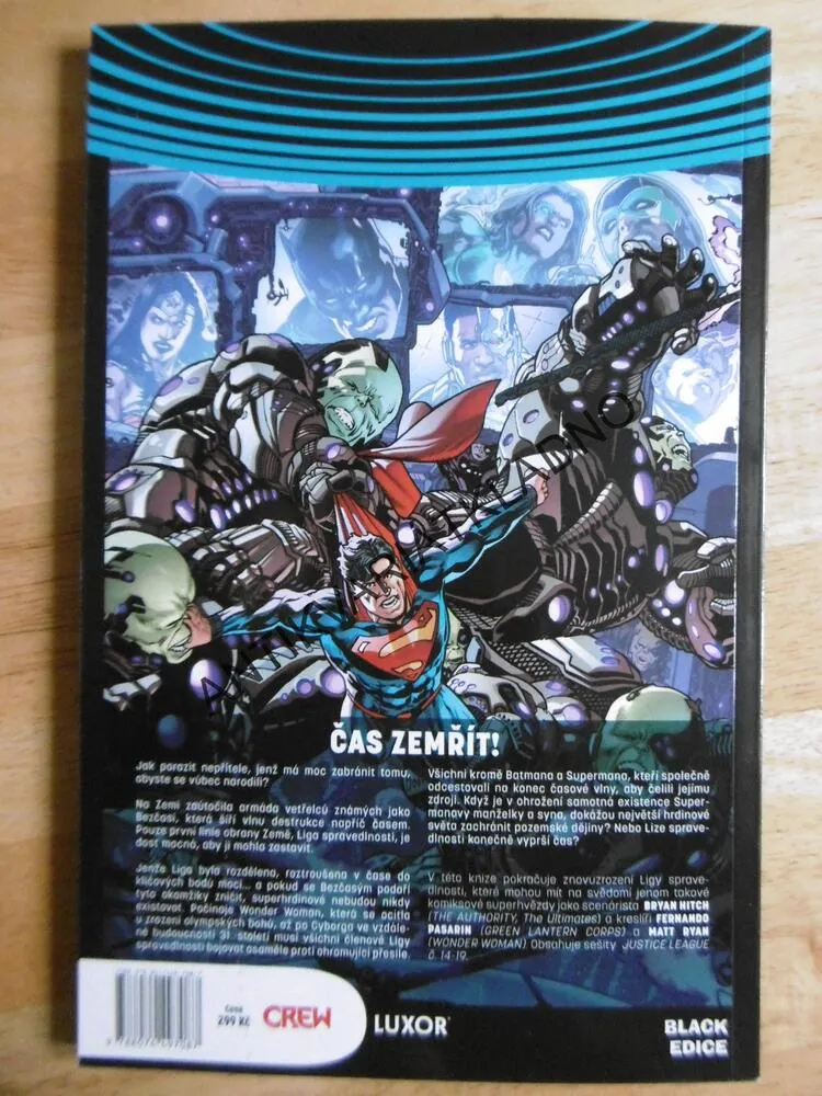 LIGA SPRAVEDLNOSTI, BEZČASÍ, KOMIKS DC, CREW 3., **an