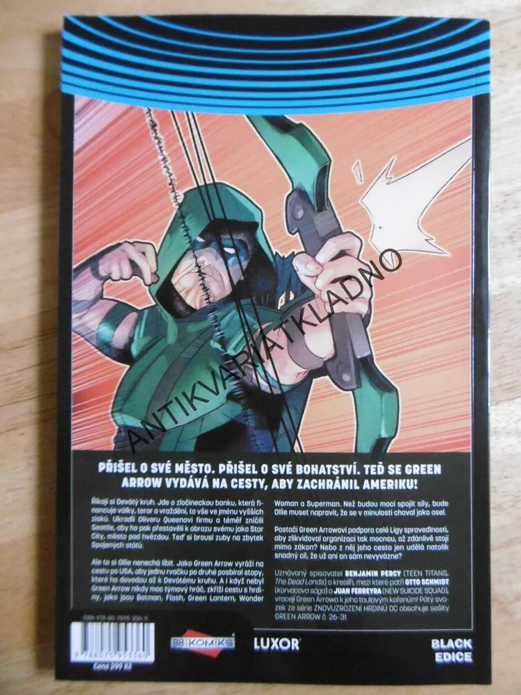 GREEN ARROW, HRDINA NA CESTÁCH, KOMIKS DC COMICS 5., **an