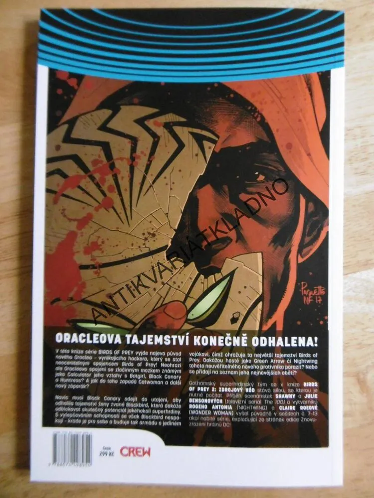BIRDS OF PREY, ZDROJOVÝ KÓD, KOMIKS DC COMICS, **an