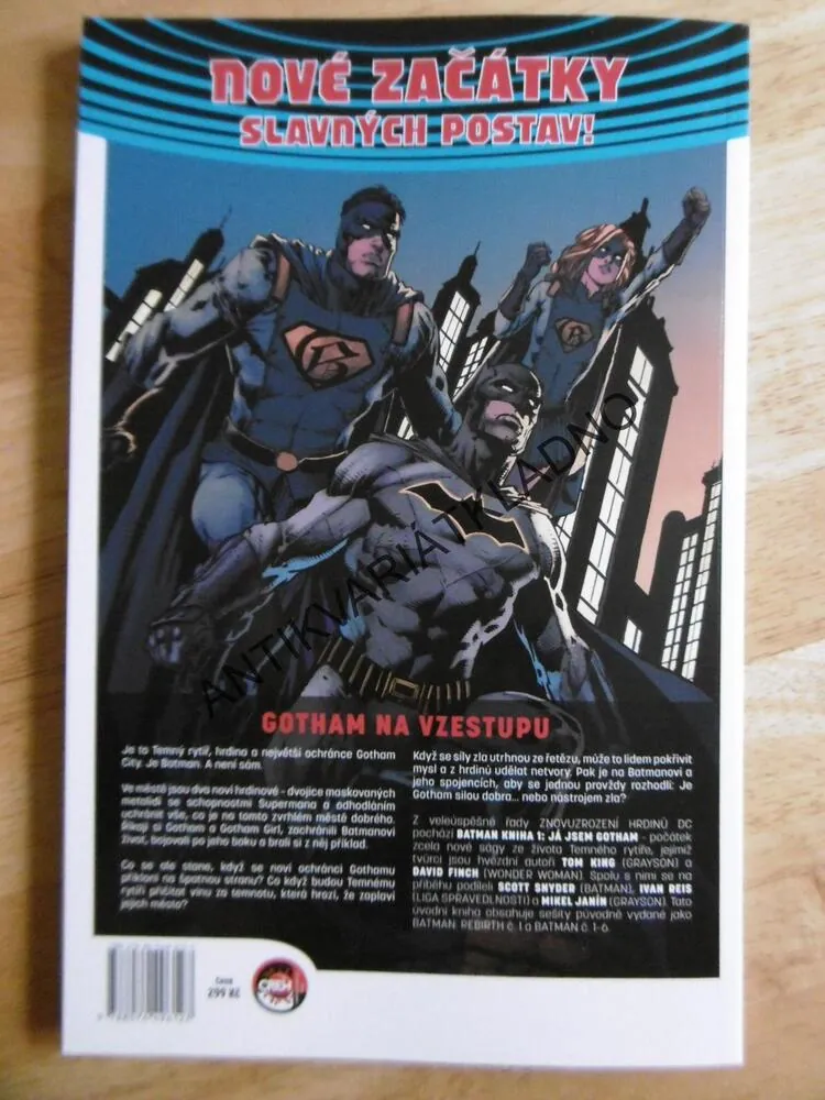 BATMAN, JÁ JSEM GOTHAM, KOMIKS DC COMICS, **an
