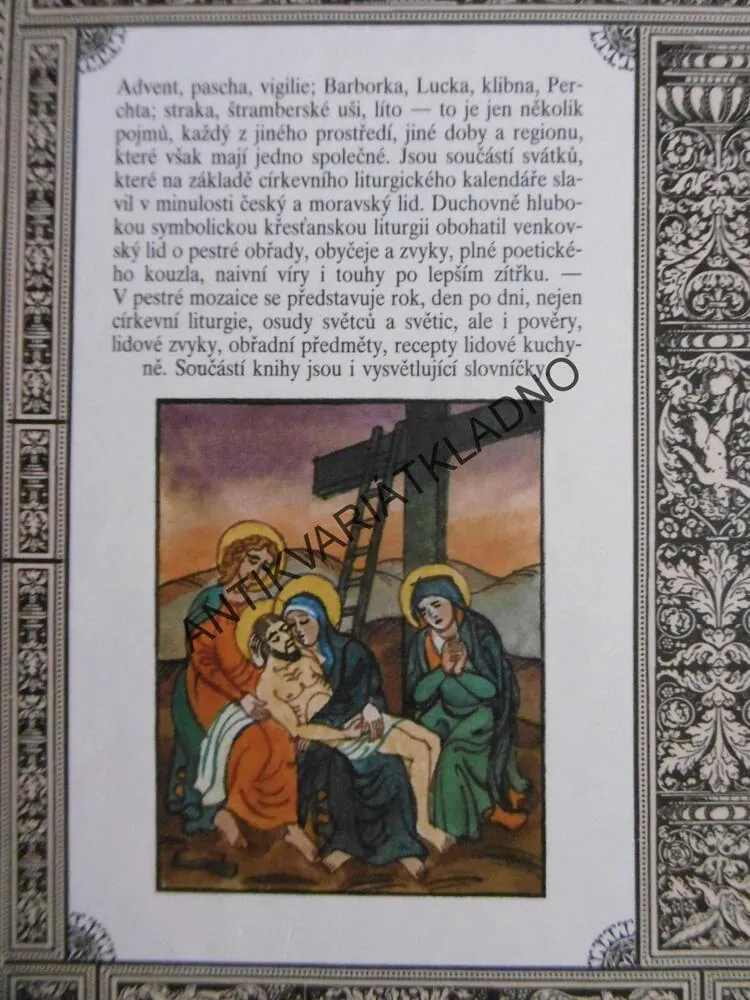 CÍRKEVNÍ ROK A LIDOVÉ OBYČEJE, VLASTIMIL VONDRUŠKA, **an