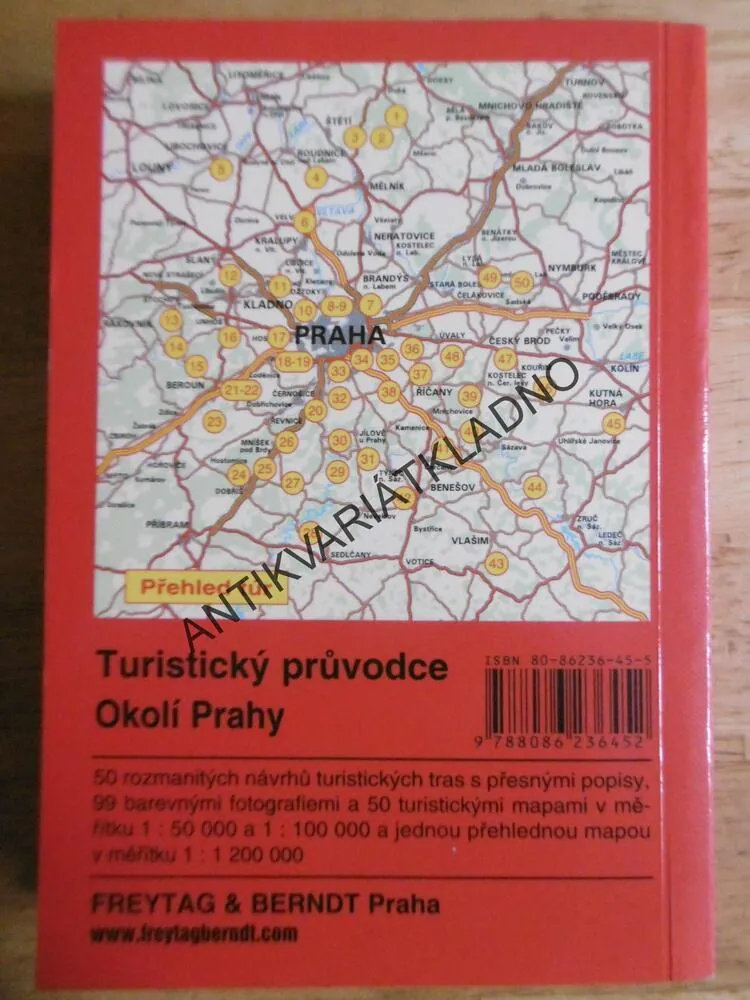 PRŮVODCE OKOLÍ PRAHY, TURISTICKÝ PRŮVODCE ROTHER, MAREK PODHORSKÝ, PRAHA, **an
