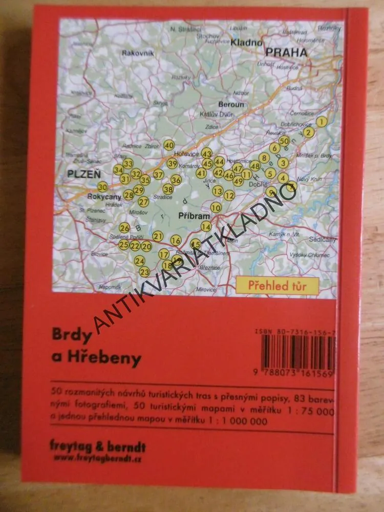 PRŮVODCE BRDY A HŘEBENY, TURISTICKÝ PRŮVODCE ROTHER, VĚRA SMOLOVÁ