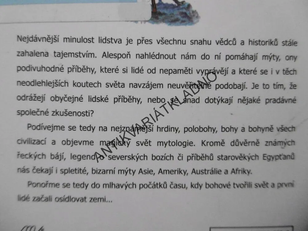 MÝTY A BÁJE OD A DO Z, MYTOLOGIE CELÉHO SVĚTA, SARAH BARLETTOVÁ, **an