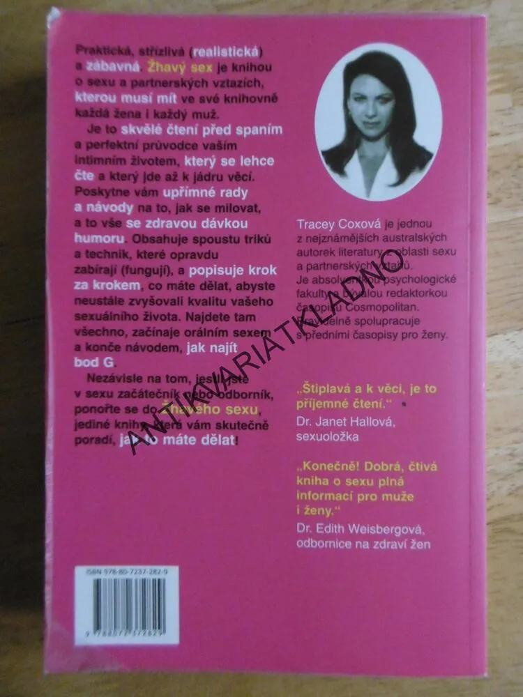 ŽHAVÝ SEX A JAK NA TO, TRACEY COXOVÁ, UČEBNICE SEXU, **an