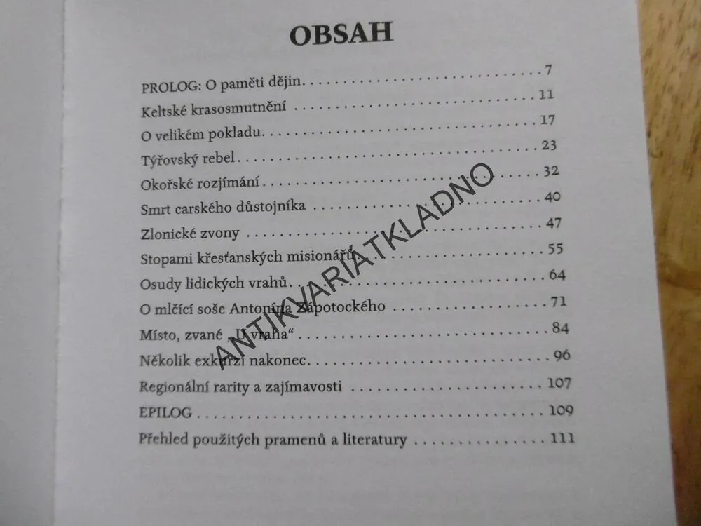 ZÁHADY KLADENSKA,SLÁNSKA A OKOLÍ, 3., LIŠKA - autogram, KLADNO, **an