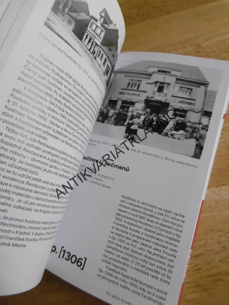 PRŮVODCE HISTORIÍ KLADENSKÝCH HOSTINCŮ, ZDENĚK POSPÍŠIL,2.DÍL NOVÉ KLADNO, PODPRŮHON, ROZDĚLOV, **an