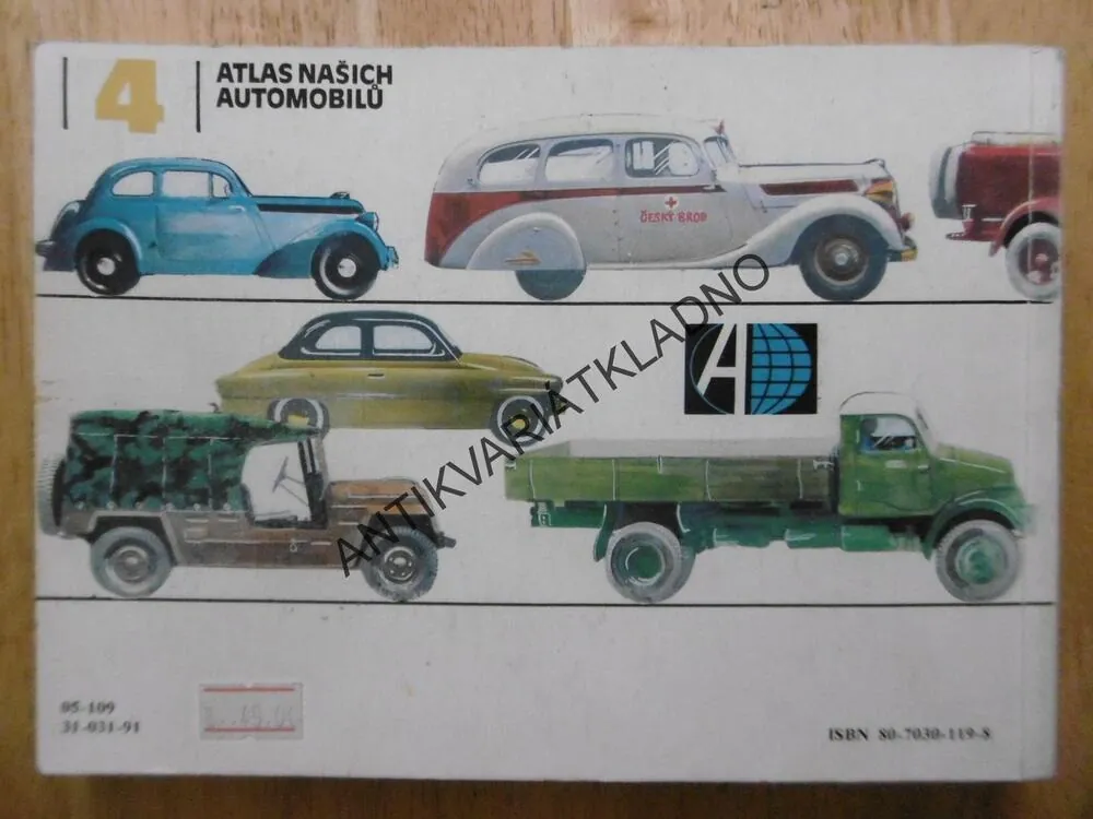ATLAS NAŠICH AUTOMOBILŮ 4., 1937-1963, ADOLF KUBA, **an