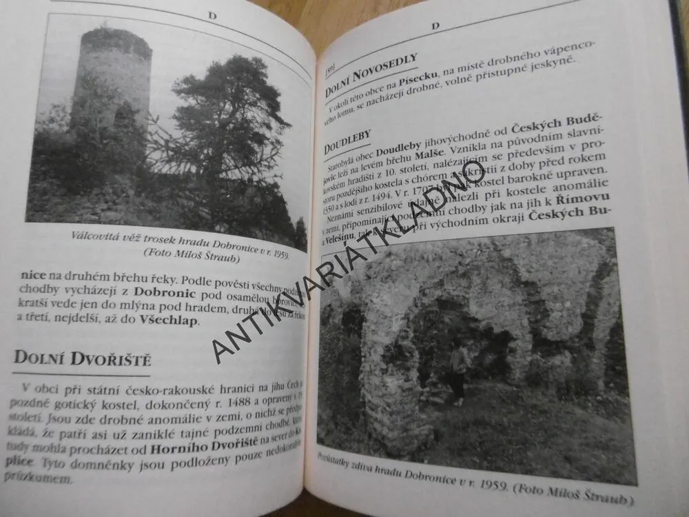 TAJEMNÉ PODZEMÍ 4. JIŽNÍ  ČECHY, MILOŠ ŠTRAUB, JITKA LENKOVÁ, **an
