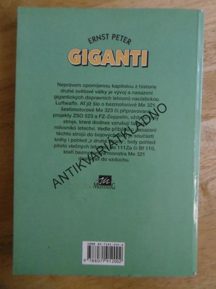 GIGANTI, ERNST PETER, LETECTVÍ, **an