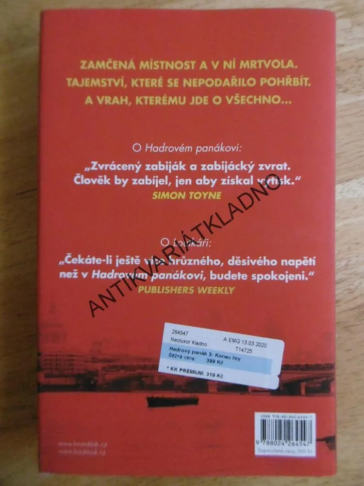 KONEC HRY, DANIEL COLE, BESTSELLER, **an