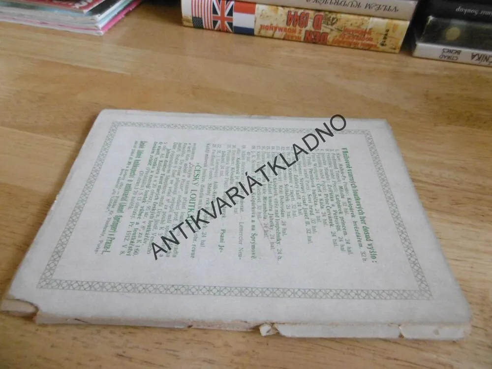 Z HISTORIE LOUTEK EVROPSKÝCH, JINDŘICH VESELÝ