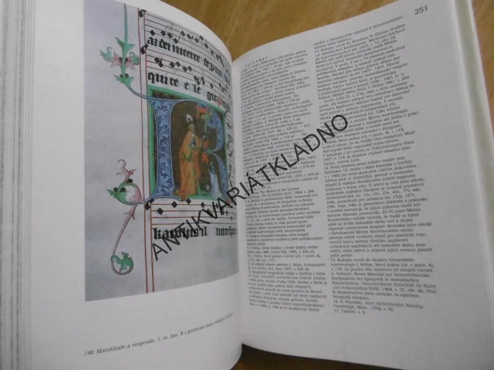 ČESKÉ ILUMINOVANÉ RUKOPISY 13-16. ST. JOSEF KRÁSA, **an