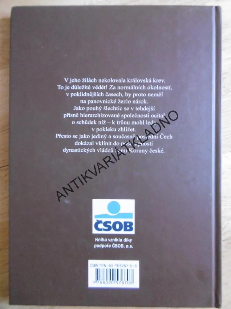 EVROPAN JIŘÍ Z PODĚBRAD KRÁL BOUŘLIVÝCH DOB, PETR HORA-HOŘEJŠ, **an