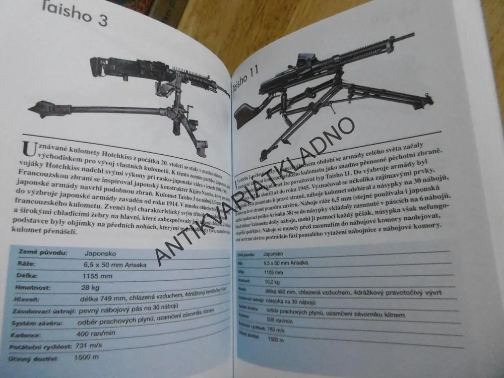 RUČNÍ PALNÉ ZBRANĚ 20. STOLETÍ, 270 PALNÝCH ZBRANÍ, **an