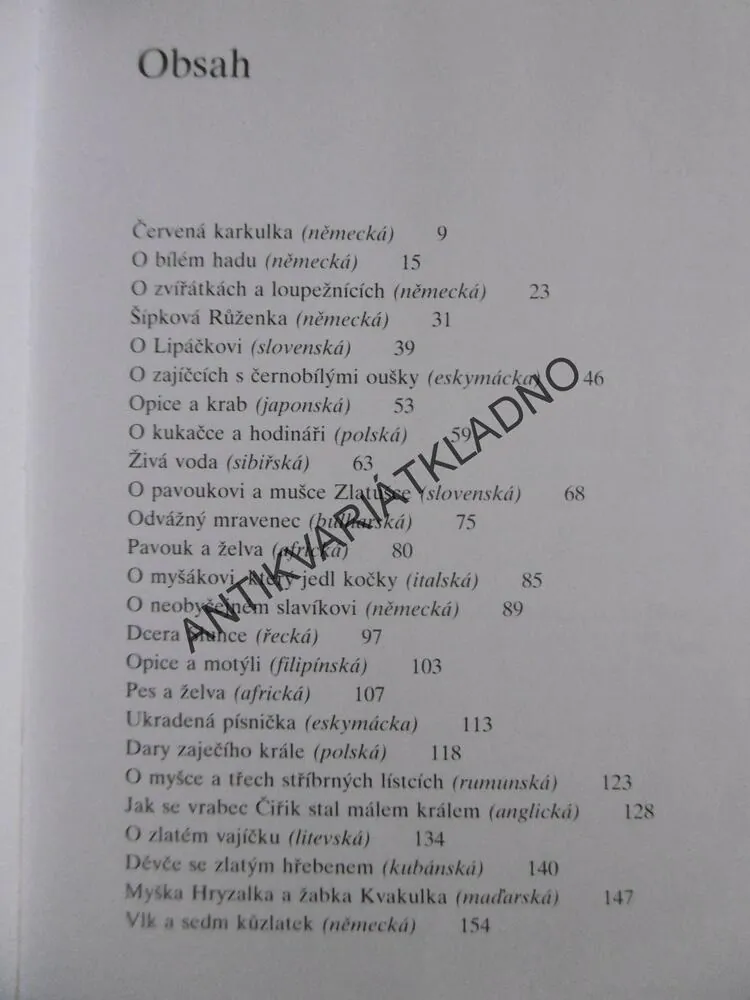 O ZLATÉM VAJÍČKU A JINÉ POHÁDKY, **an